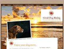 Tablet Screenshot of gooddogrising.com